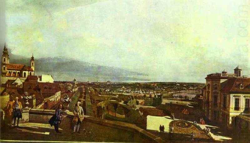 Kaunitz Palace and Park in Vienne, Bernardo Bellotto